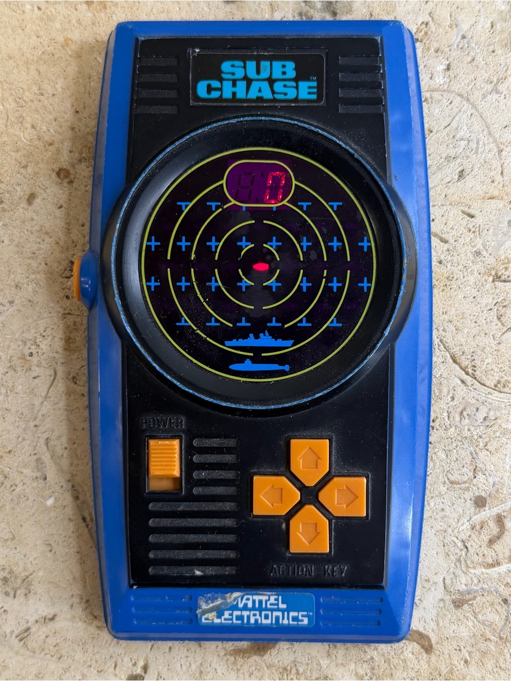 MATTEL ELECTRONICS SUB CHASE HANDHELD ELECTRONIC GAME 1978 MPN 2937-0330